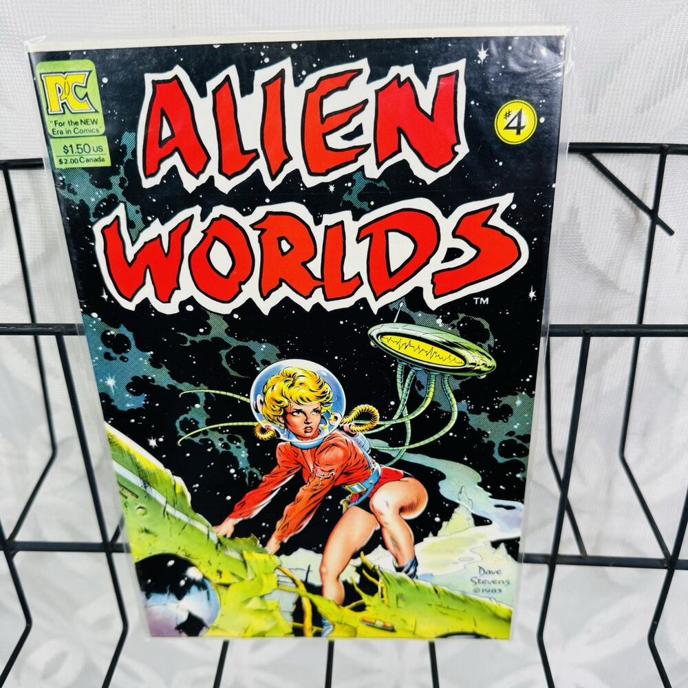 Alien‎ Worlds #4 Dave Stevens Cover And Art (Pacific Comics 1983)